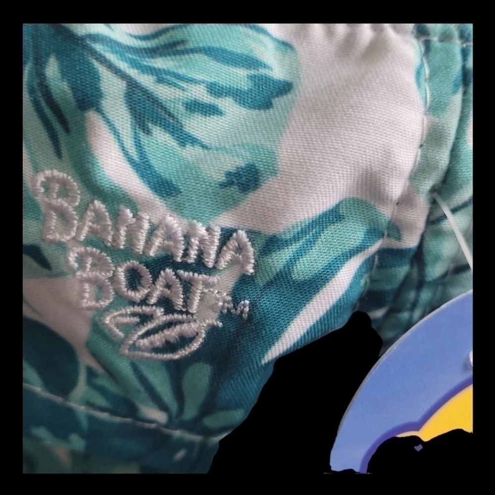 BANANA Boat | Unisex Sun Hat Blue Palms OS - Picture 6 of 16